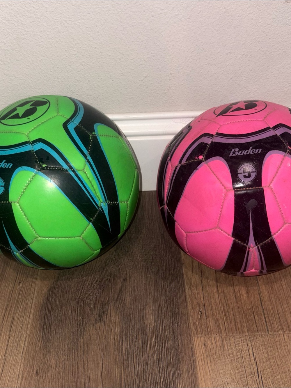 Pink and Green Soccer Ball Set, Size 5